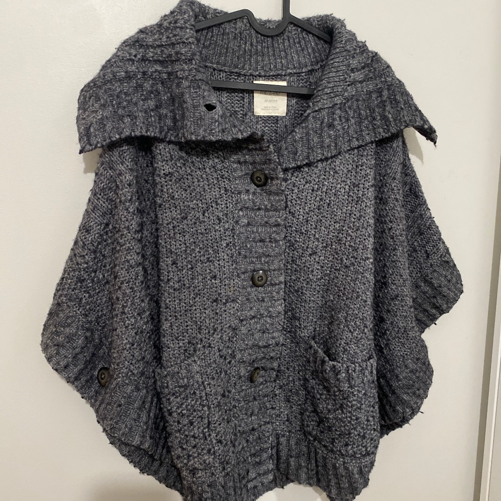 Aerie poncho sweater